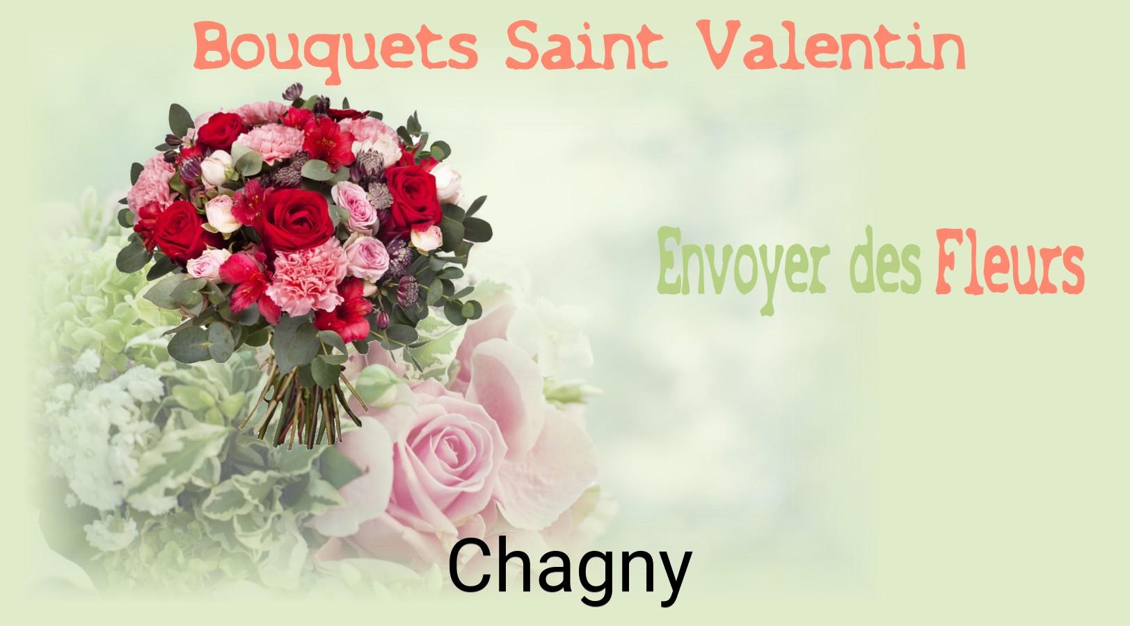 Roses de Saint-Valentin livrées à Chagny